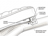 BANANA SOLO SEAT  WITH BRACKETS