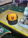Sully's Gold and black wing hat