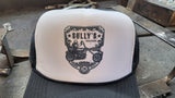 SULLY'S BLACK AND WHITE TRUCKER HAT