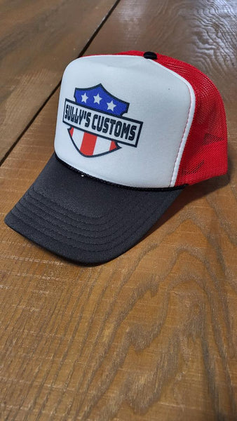 Sully Custom Sully's Patriot Trucker Hat – Sullys-Customs